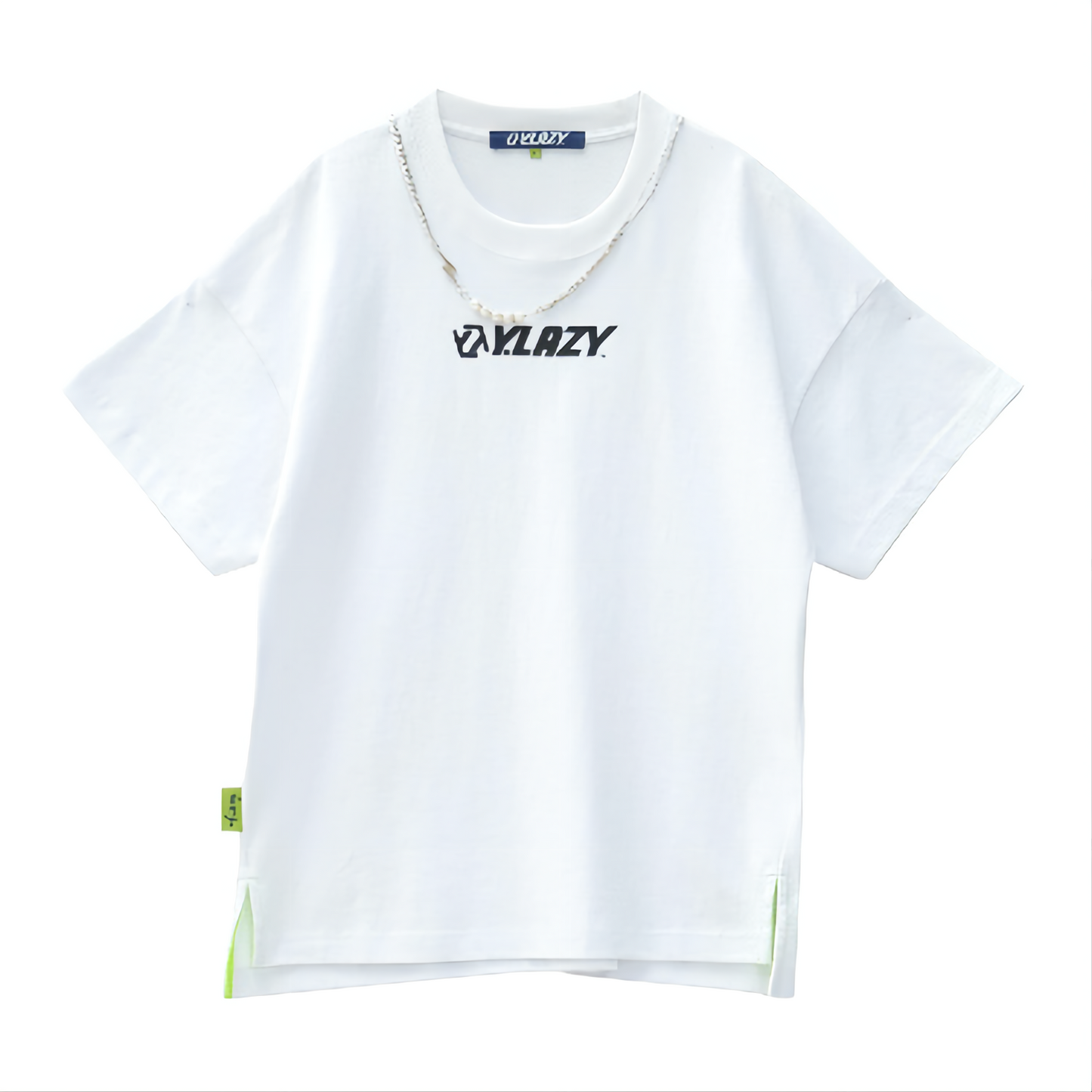 Y.Lazy Fashion Chains T-Shirt White
