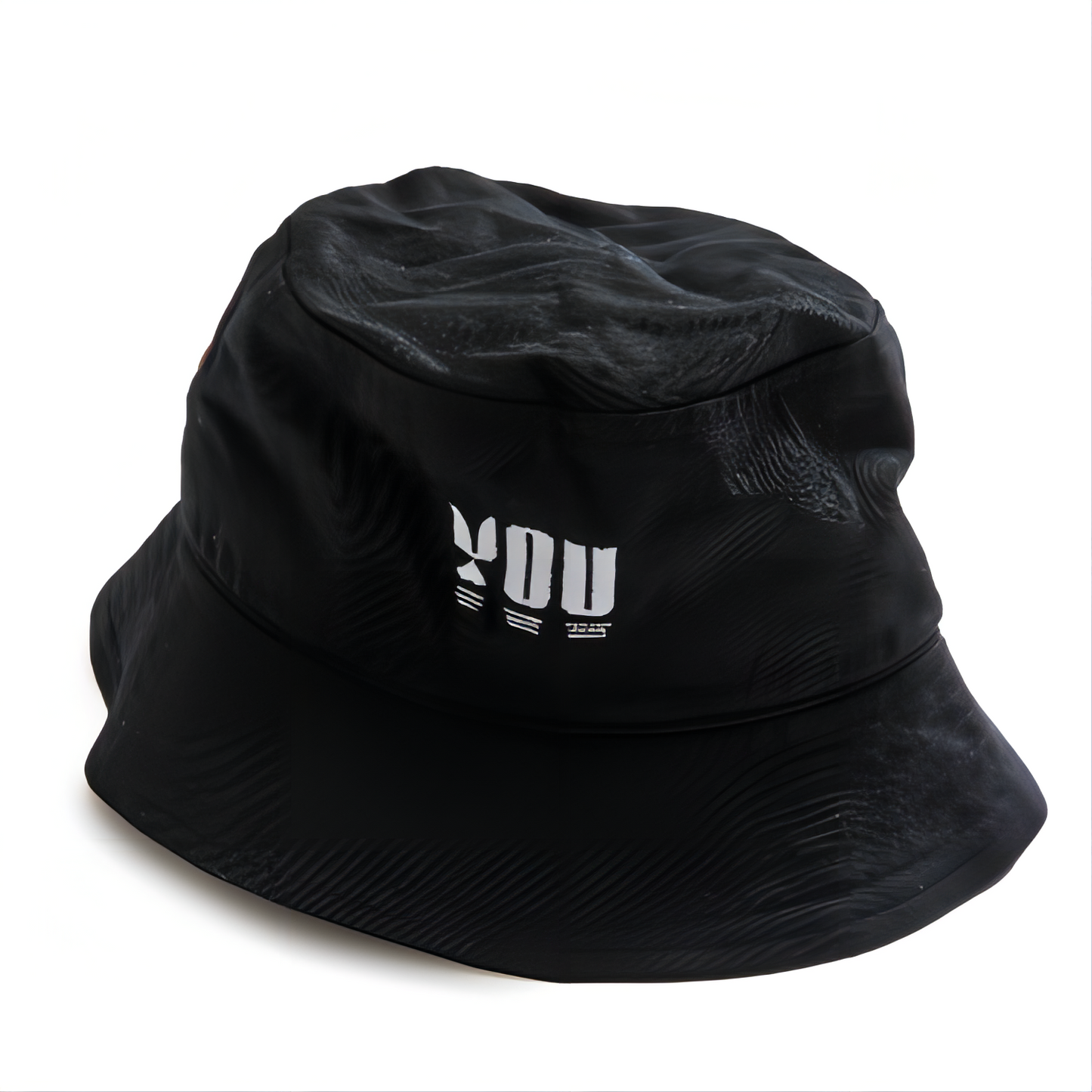 Y.Lazy YOU Black Bucket Hat