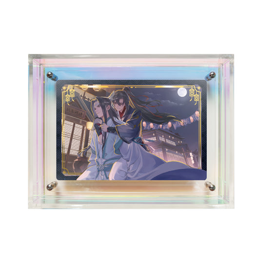 The Untamed TV Series Merchandise Double-sided Dazzling Card I'll carry you