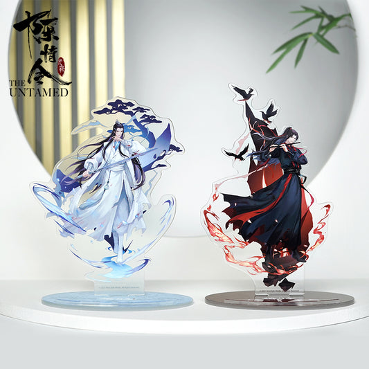 The Untamed TV Series Merchandise Character Acrylic Office/Home Ornament Battle Damage Set 2 ชิ้น