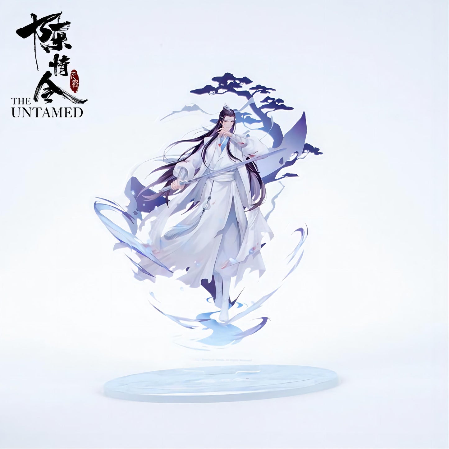 The Untamed TV Series Merchandise Character Acrylic Office/Home Ornament  Battle Damage LAN WANG JI 15*11.5cm