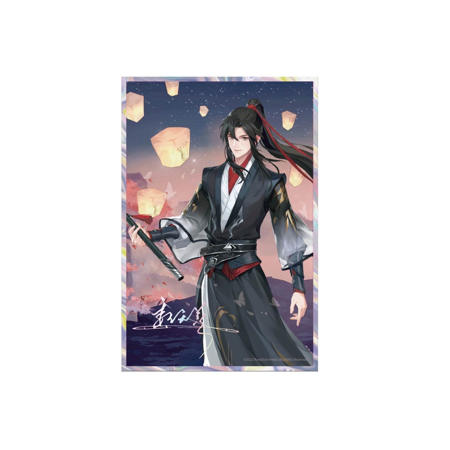 The Untamed TV Series Merchandise Signed Card WEI WUXIAN