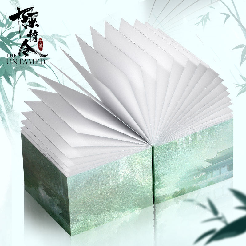 The Untamed 一周年記念シリーズ Yun Shen Bu Zhi Chu Theme Non Sticky Cube Notepad