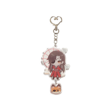 Heaven Official's Blessing Cute Hua Cheng Acrylic Kay Chain 55*90mm